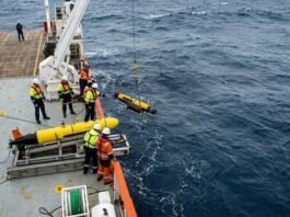 Kapal Ocean Infinity melakukan pencarian MH370 di Samudra Hindia